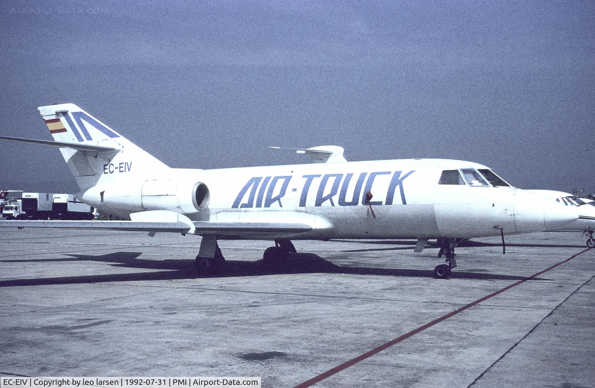 EC-EIV, 1969 Dassault Falcon 20D C/N 221, Palma de Mallorca 31.7.1992
