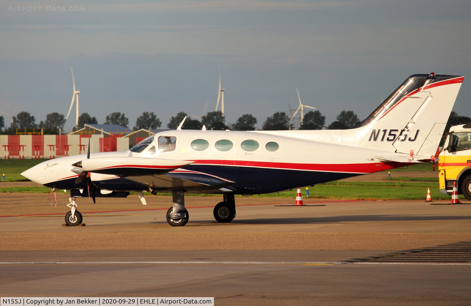 N155J, 1972 Cessna 421B Golden Eagle C/N 421B-0246, Lelystad Airport