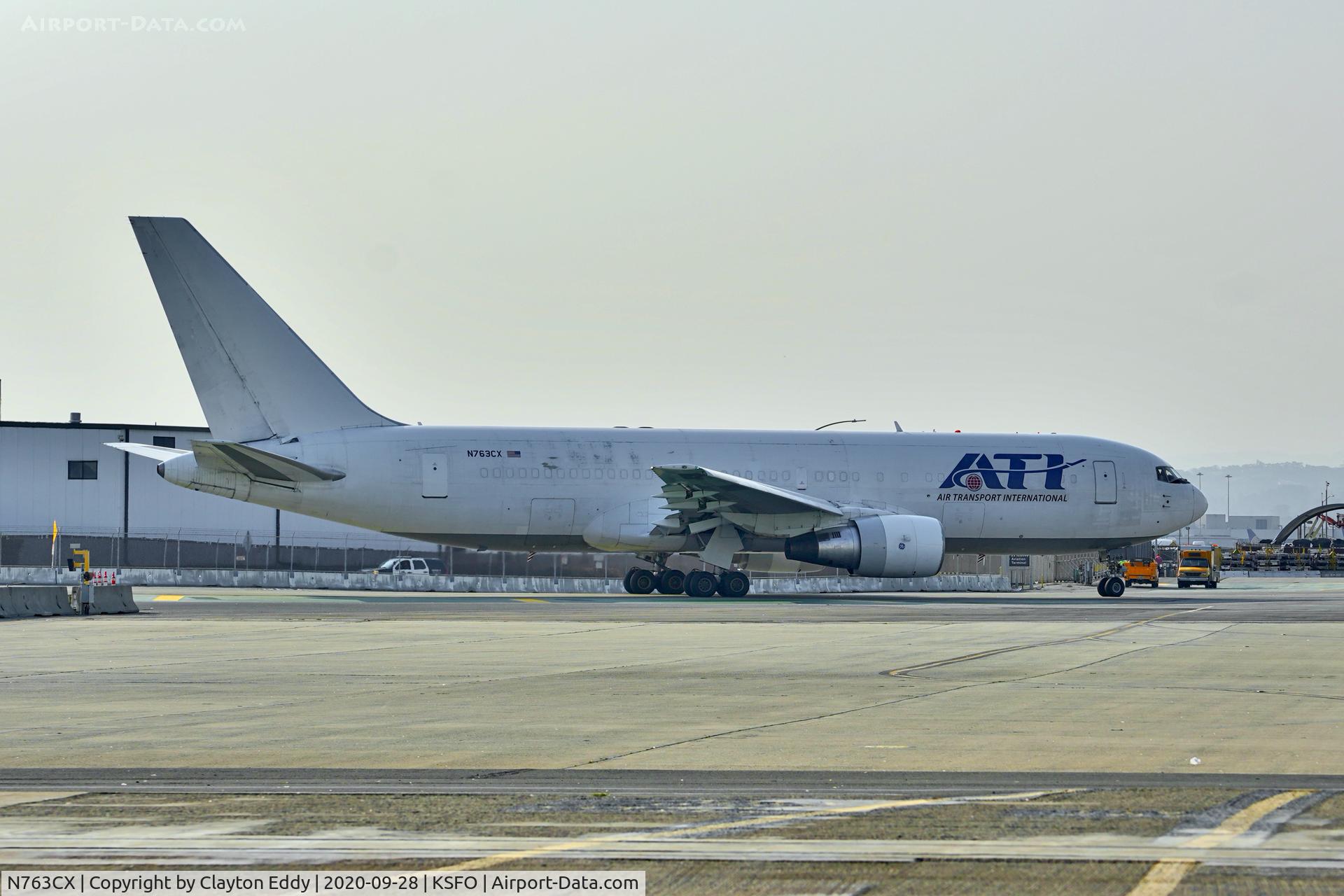 N763CX, 1983 Boeing 767-232 C/N 22223, SFO 2020.