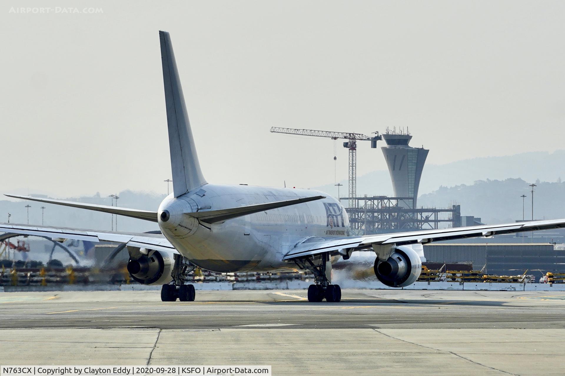 N763CX, 1983 Boeing 767-232 C/N 22223, SFO 2020.