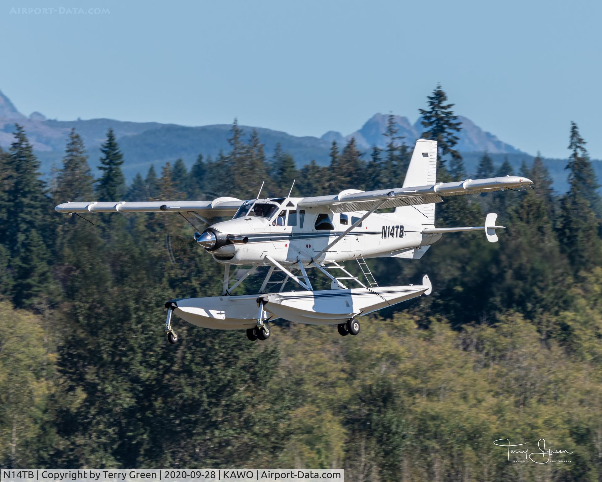 N14TB, De Havilland Canada DHC-2 Turbo Beaver Mk.3 C/N 1638TB21, KAWO