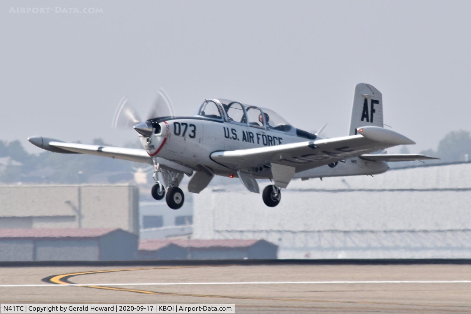 N41TC, 1954 Beech A45 C/N CG-73, Take off from 10L.