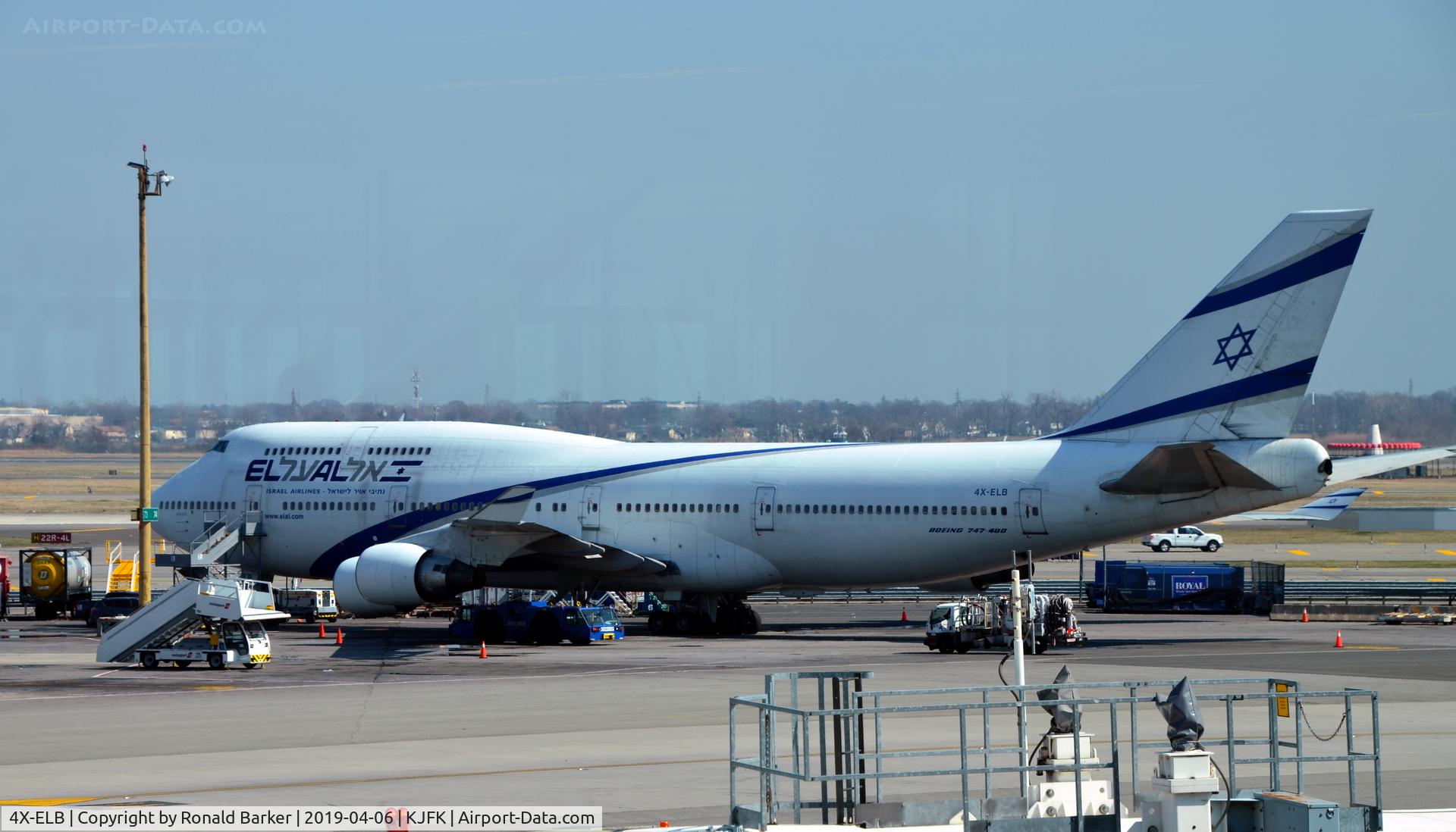 4X-ELB, 1994 Boeing 747-458 C/N 26056, Parked JFK