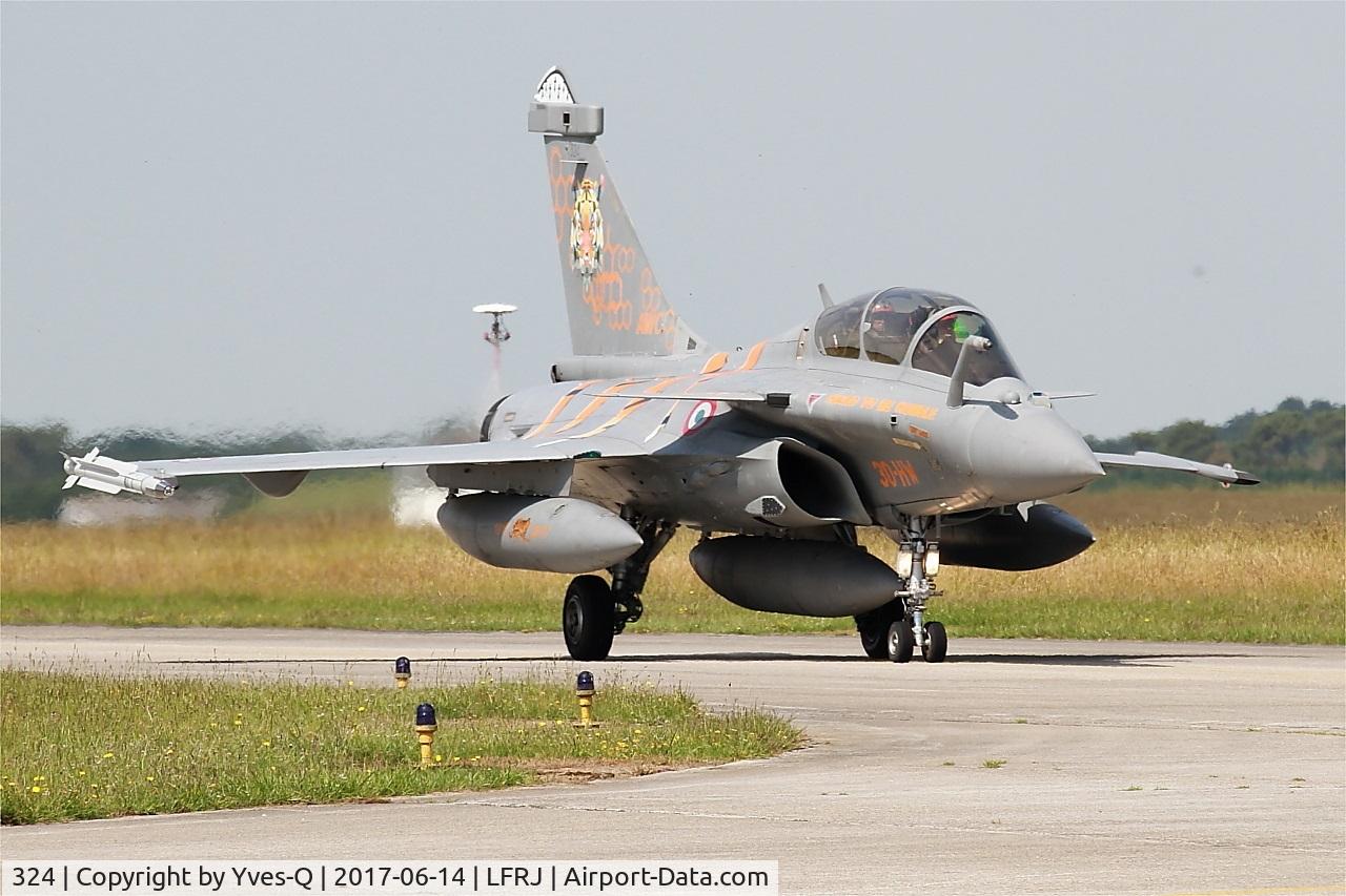 324, Dassault Rafale B C/N 324a, Dassault Rafale B, Taxiing to flight line, Landivisiau Naval Air Base (LFRJ) Tiger Meet 2017