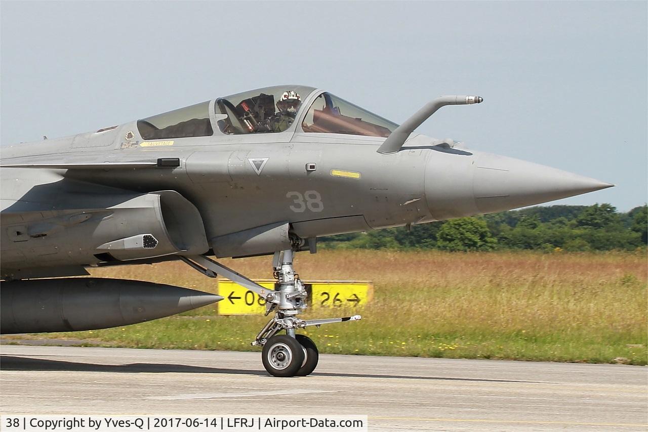 38, 2013 Dassault Rafale M C/N 38, Dassault Rafale M, Taxiing to flight line, Landivisiau Naval Air Base (LFRJ) Tiger Meet 2017