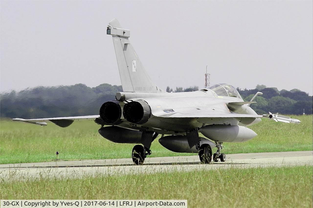 30-GX, 2014 Dassault Rafale C C/N 145, Dassault Rafale C, Taxiing to flight line, Landivisiau Naval Air Base (LFRJ) Tiger Meet 2017