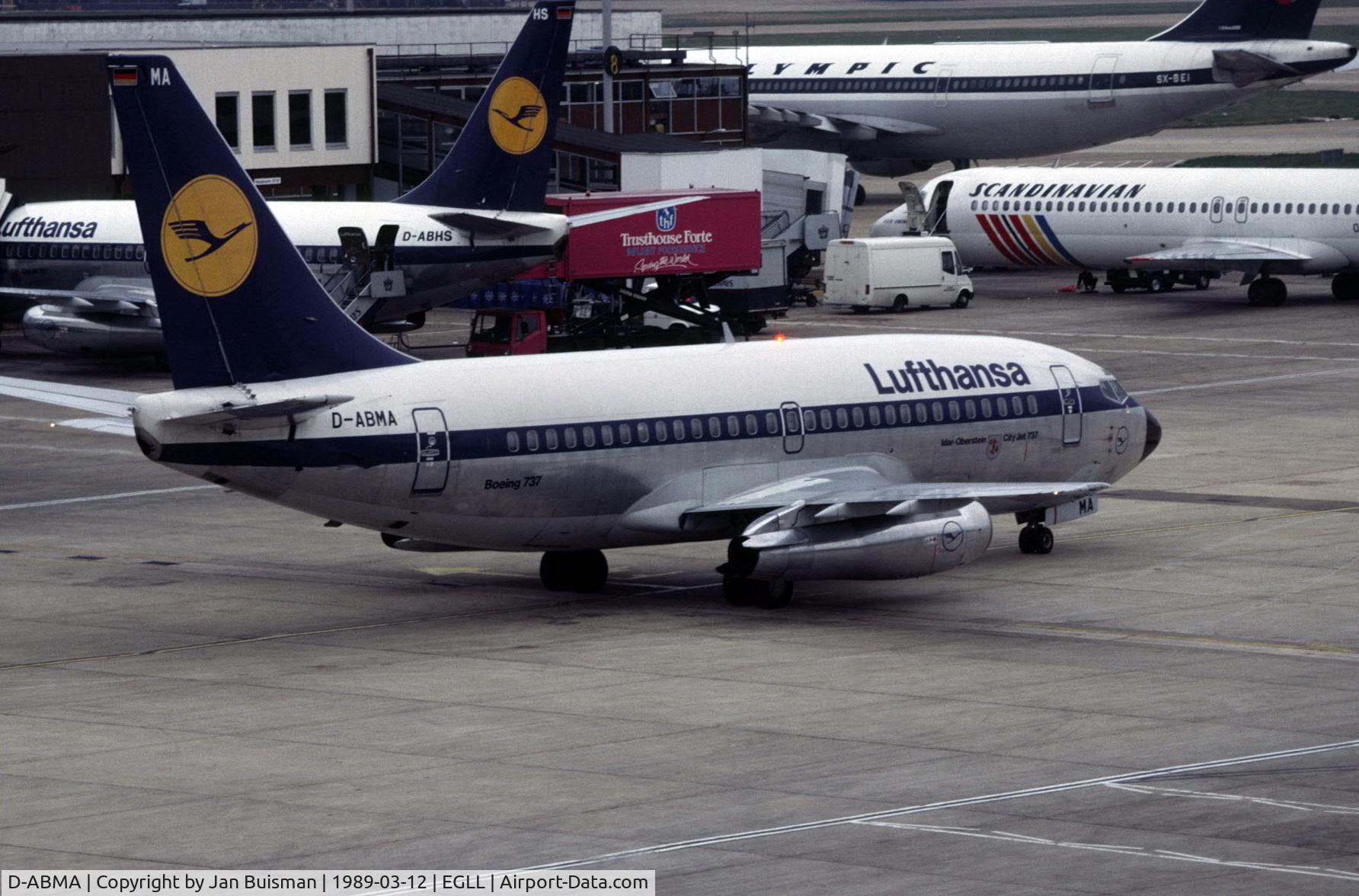D-ABMA, 1984 Boeing 737-230 C/N 23153, Lufthansa