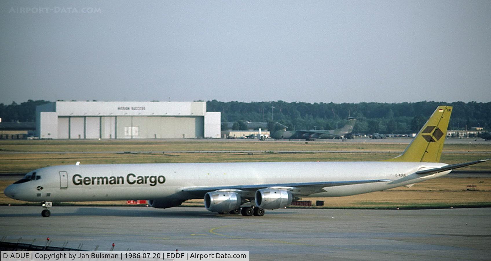 D-ADUE, 1969 Douglas DC-8-73F C/N 46044, German Cargo