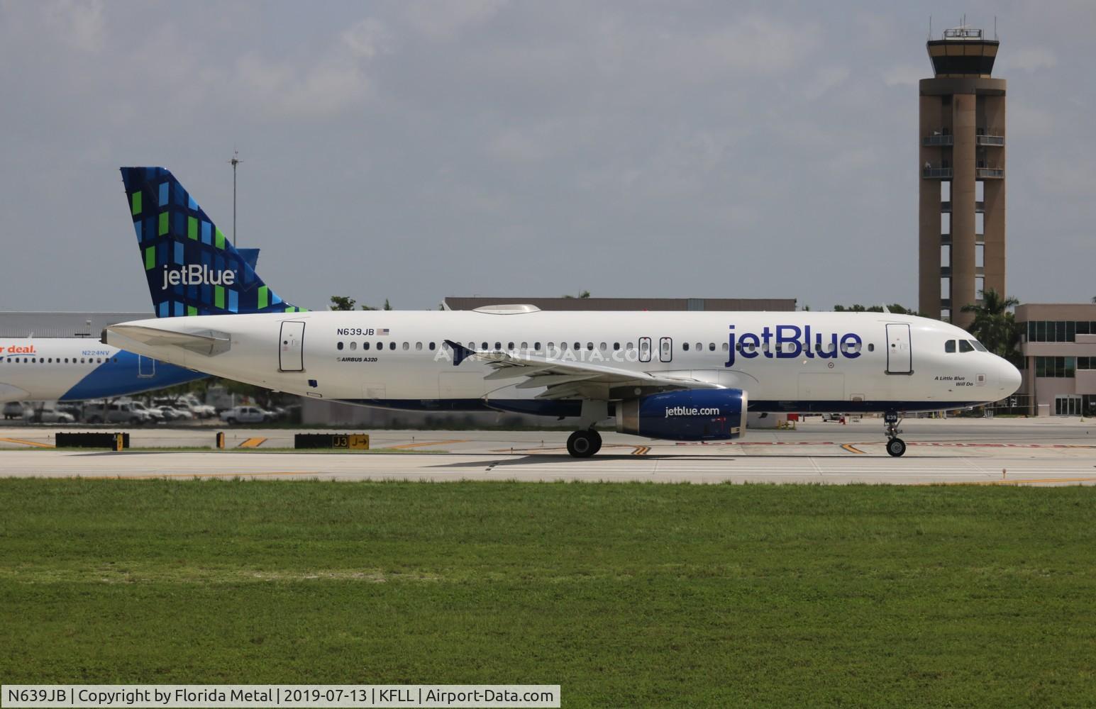 N639JB, 2006 Airbus A320-232 C/N 2814, FLL 2019