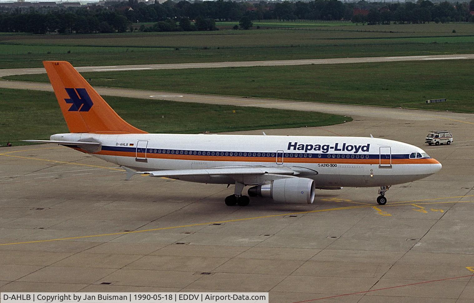 D-AHLB, 1989 Airbus A310-304 C/N 528, Hapag-Lloyd
