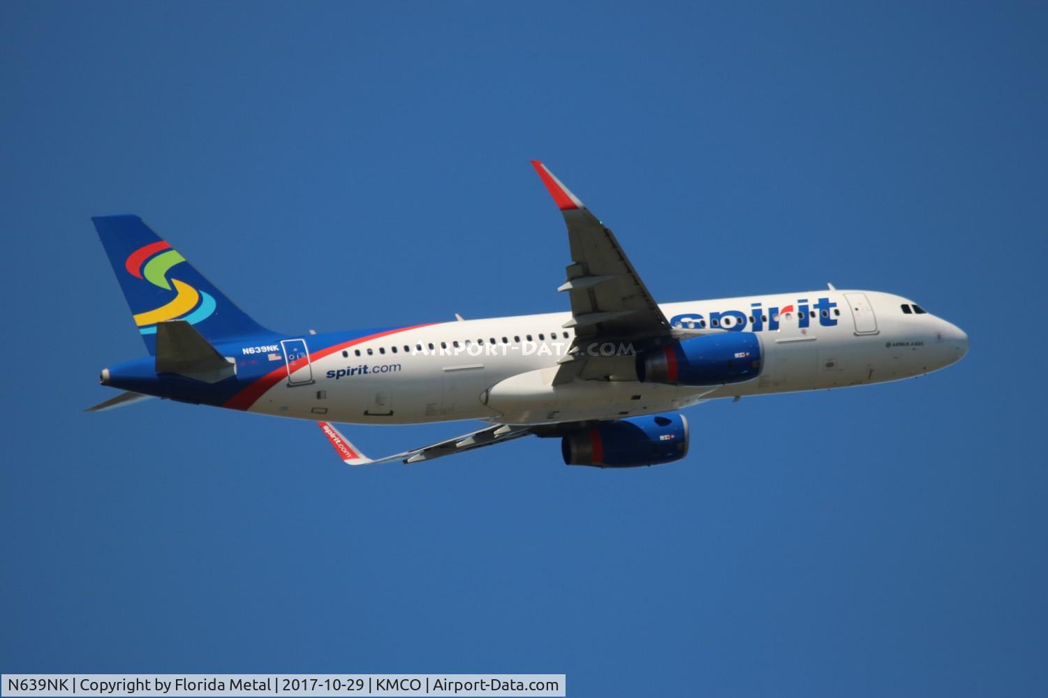 N639NK, 2015 Airbus A320-232 C/N 6487, MCO 2017