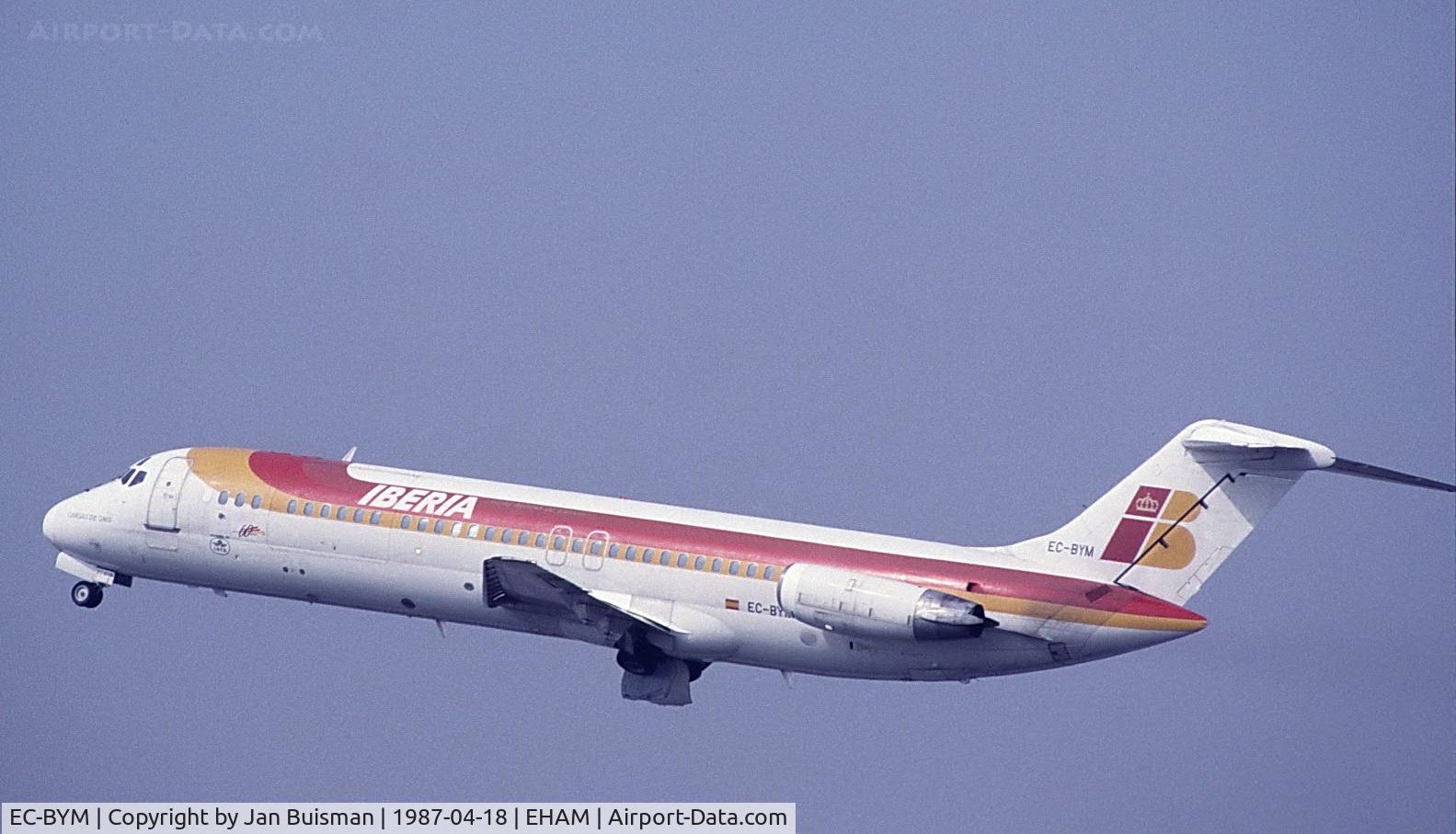 EC-BYM, 1972 Douglas DC-9-33F C/N 47496, Iberia