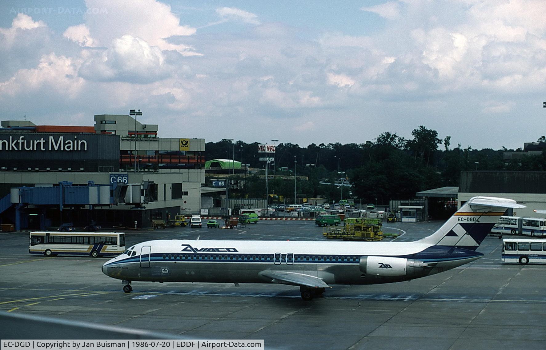 EC-DGD, 1979 Douglas DC-9-34 C/N 48105, Aviaco