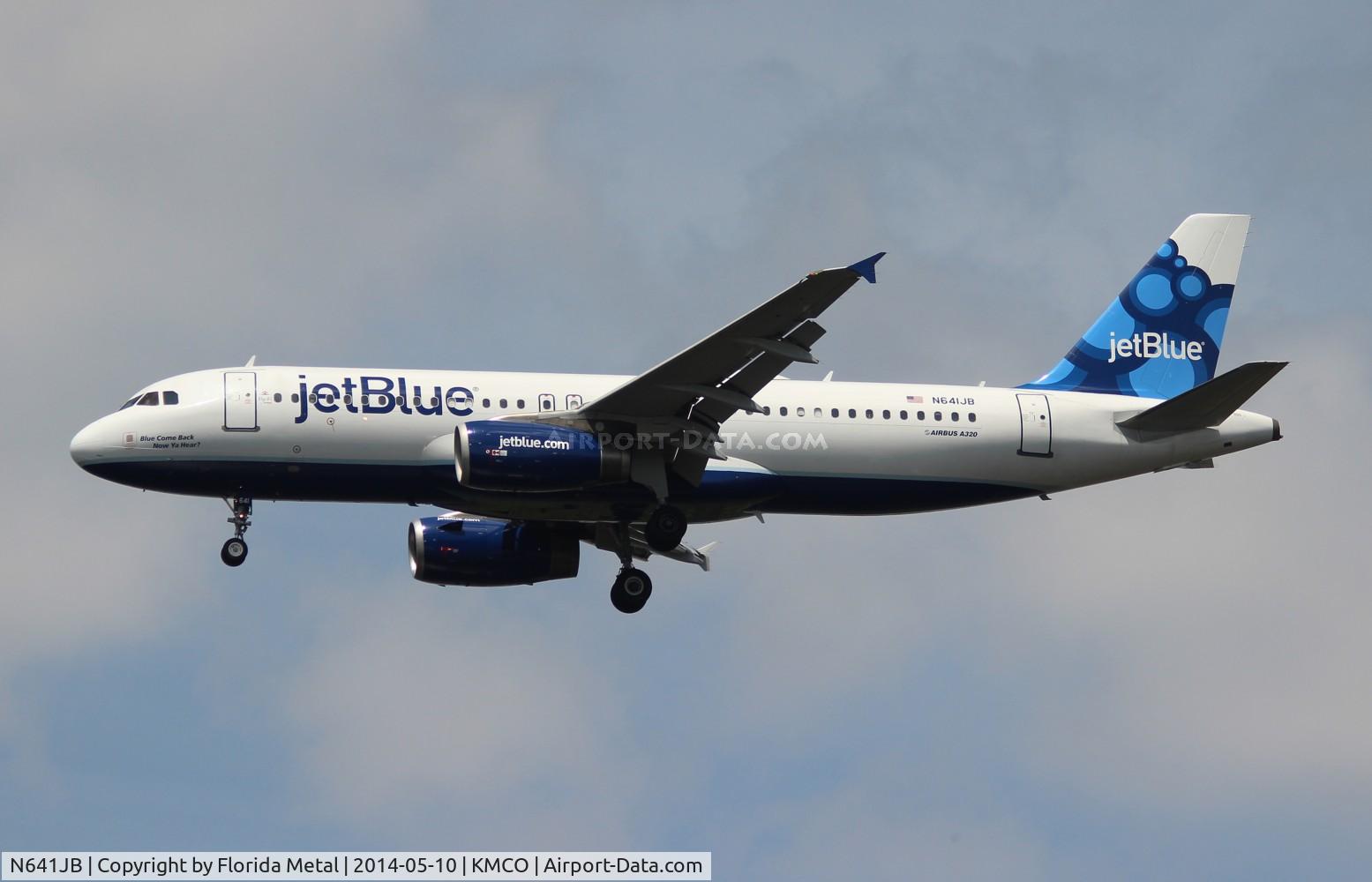 N641JB, 2006 Airbus A320-232 C/N 2848, MCO 2014