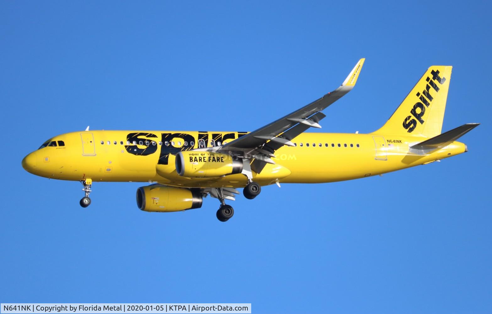 N641NK, 2015 Airbus A320-232 C/N 6566, TPA 2020
