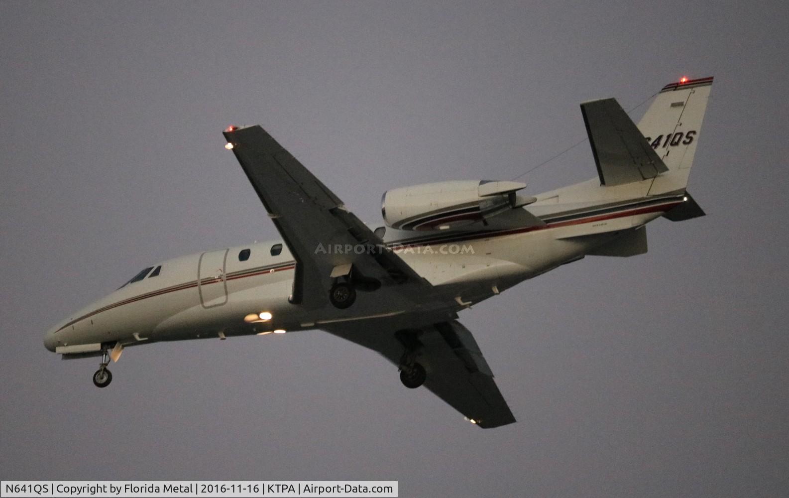 N641QS, 2002 Cessna 560XL Citation Excel C/N 560-5295, TPA 2016