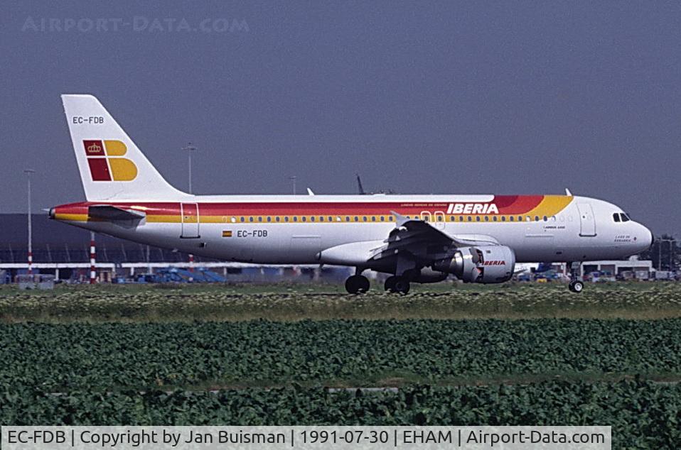 EC-FDB, 1991 Airbus A320-211 C/N 173, Iberia