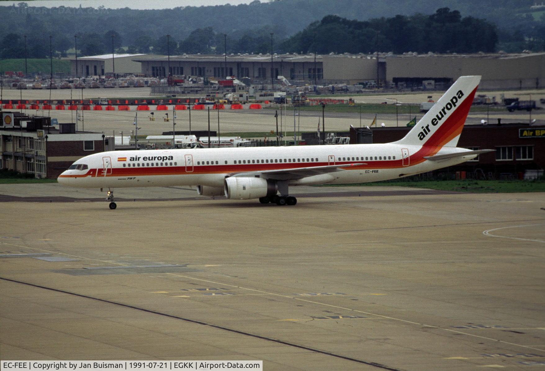 EC-FEE, 1991 Boeing 757-236 C/N 25053, Air Europa