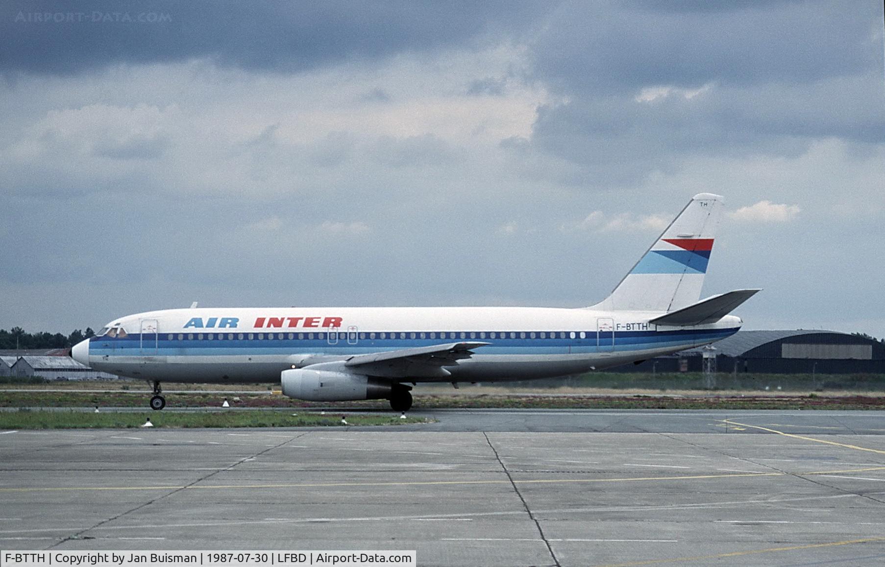 F-BTTH, 1975 Dassault Mercure 100 C/N 8, Air Inter