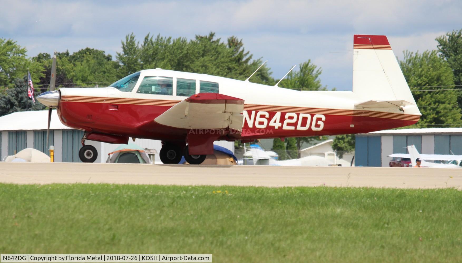 N642DG, 1966 Mooney M20F Executive C/N 670158, OSH 2018