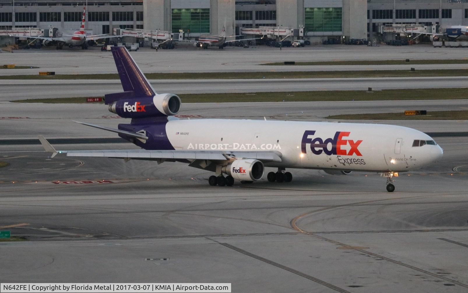 N642FE, 1992 McDonnell Douglas MD-11F C/N 48485, MIA 2017
