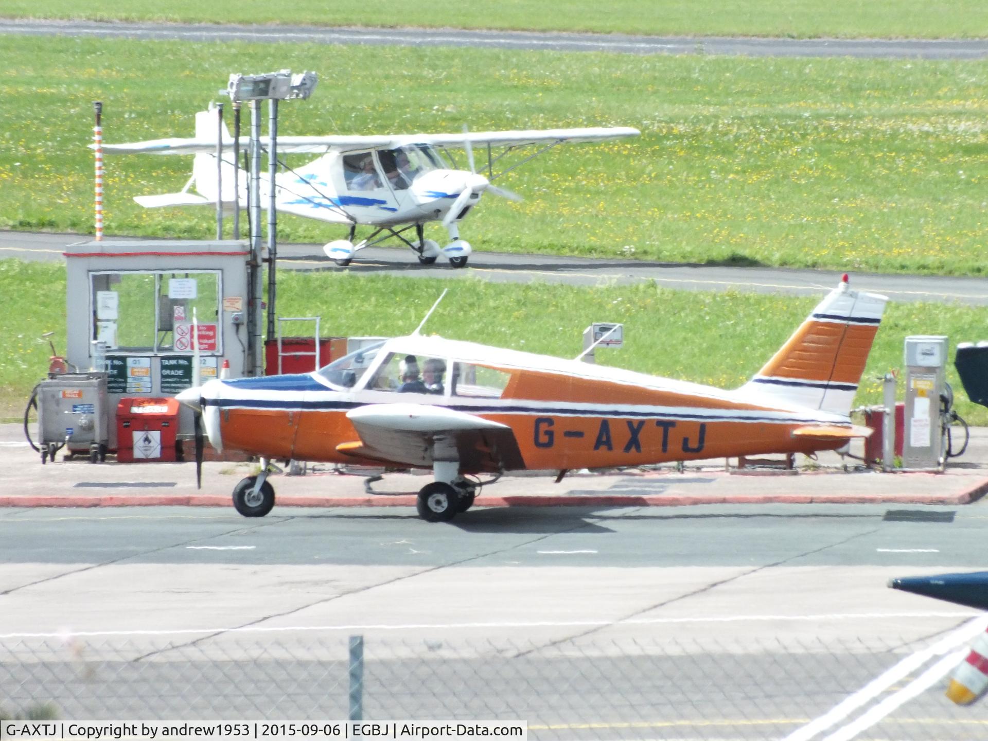 G-AXTJ, 1969 Piper PA-28-140 Cherokee B C/N 28-26241, G-AXTJ at Gloucestershire Airport.