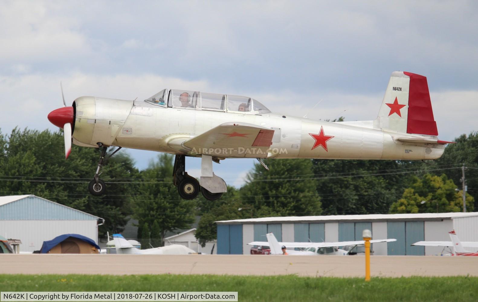 N642K, 1985 Nanchang CJ-6A C/N 4232013, OSH 2018