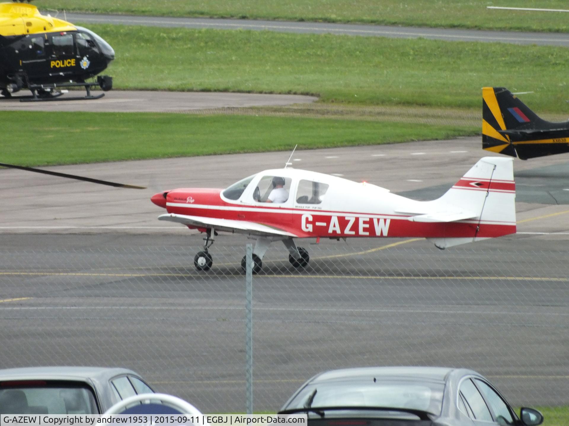 G-AZEW, 1969 Beagle B-121 Pup Series 2 (Pup 150) C/N B121-132, G-AZEW at Gloucestershire Airport.