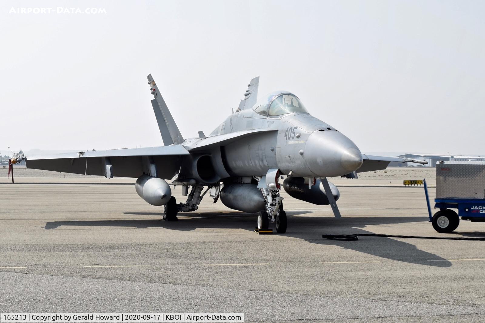 165213, McDonnell Douglas F/A-18C Hornet C/N 1388/C438, Parked on north GA ramp.