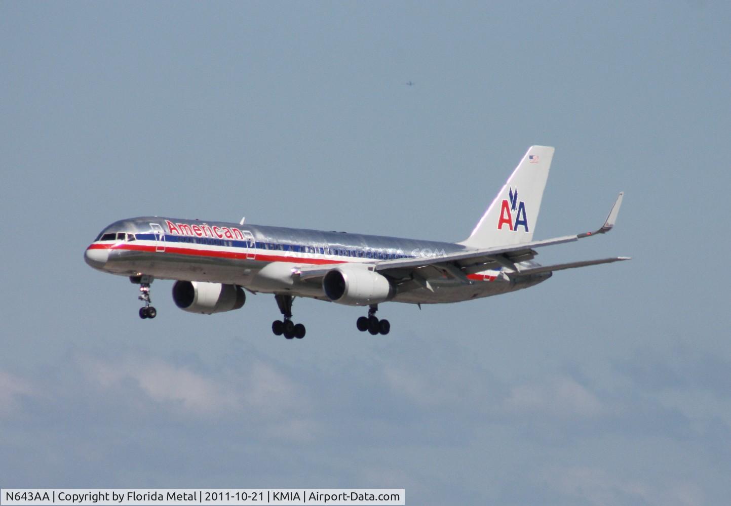 N643AA, 1991 Boeing 757-223 C/N 24601, MIA 2011
