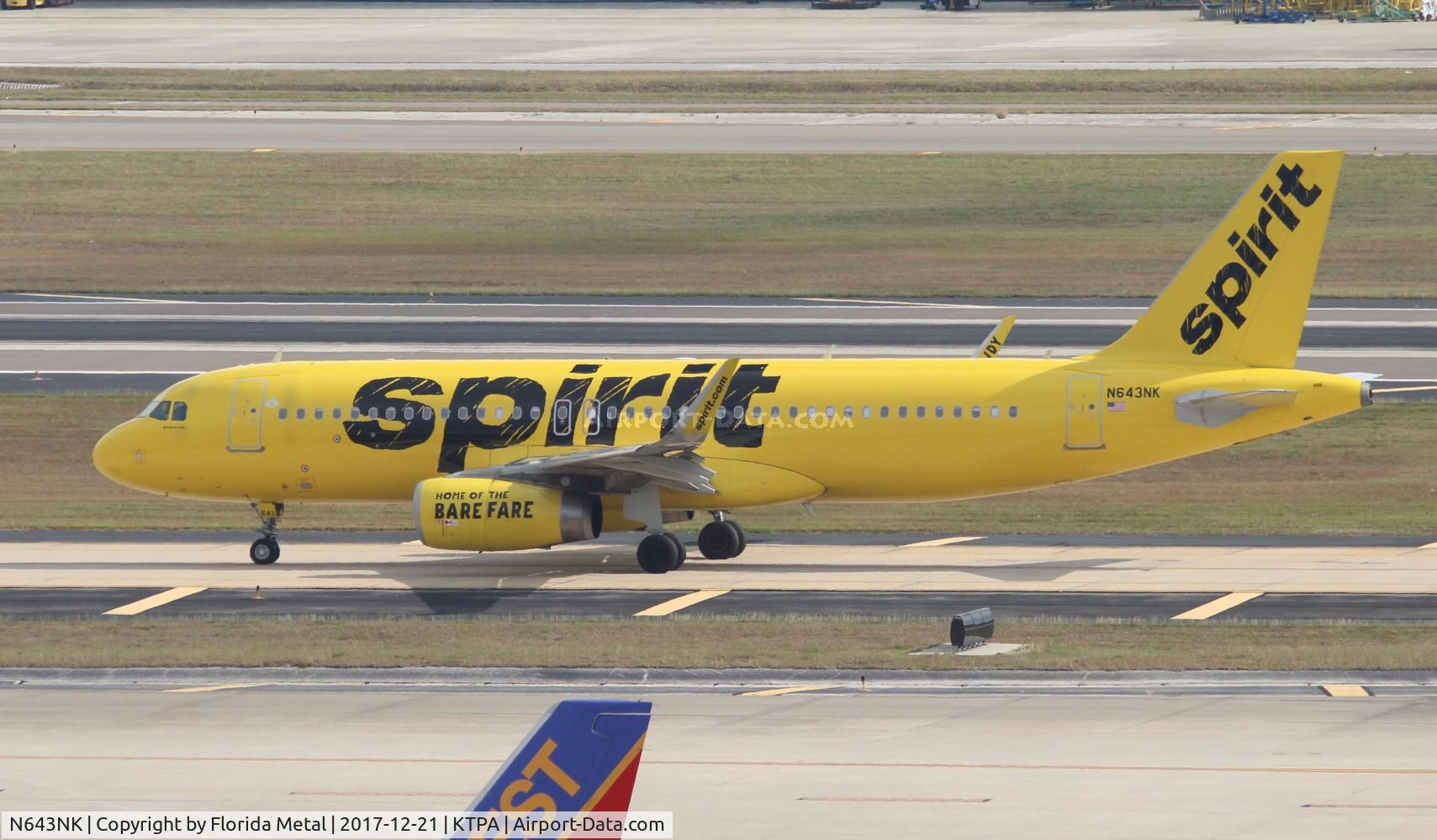 N643NK, 2015 Airbus A320-232 C/N 6616, TPA 2017