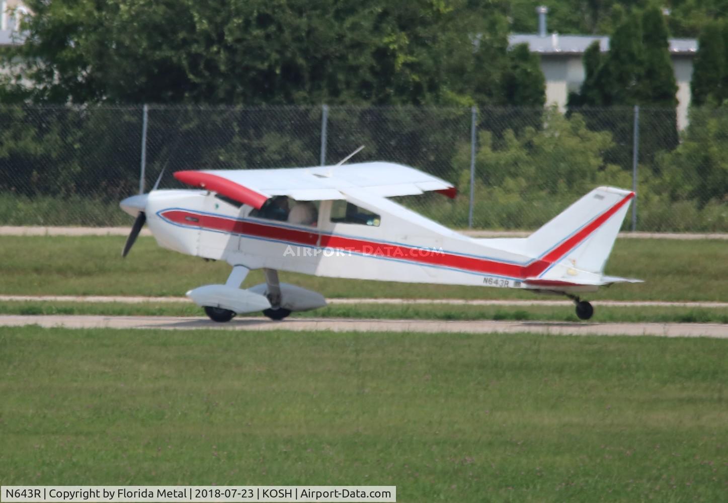 N643R, 1978 Bede BD-4 C/N 643, OSH 2018
