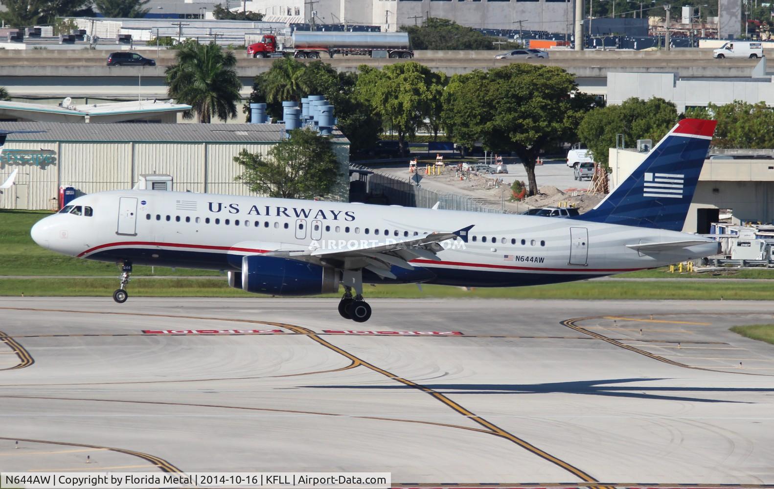 N644AW, 1992 Airbus A320-231 C/N 317, FLL 2014