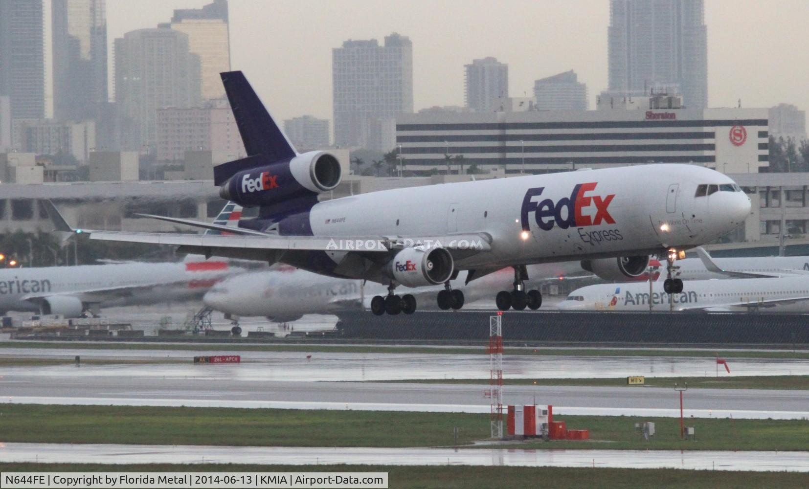 N644FE, McDonnell Douglas MD-11F C/N 48444, MIA 2014