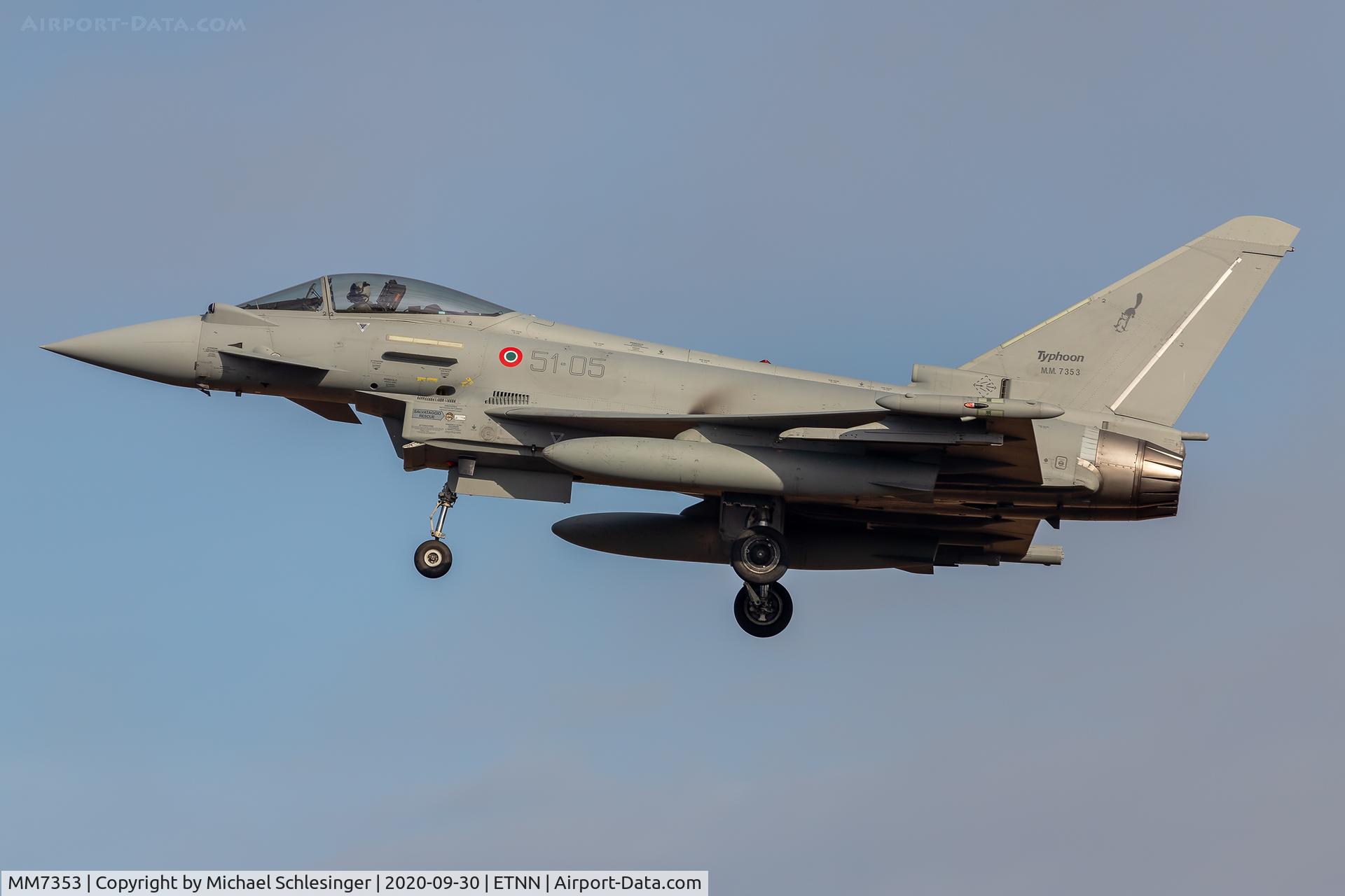 MM7353, Eurofighter F-2000A Typhoon C/N IS079, MM7353 - Eurofighter EF-2000 Typhoon - Aeronautica Militare (Italian Air Force) aaproaching RWY25 at ETNN/Nörvenich