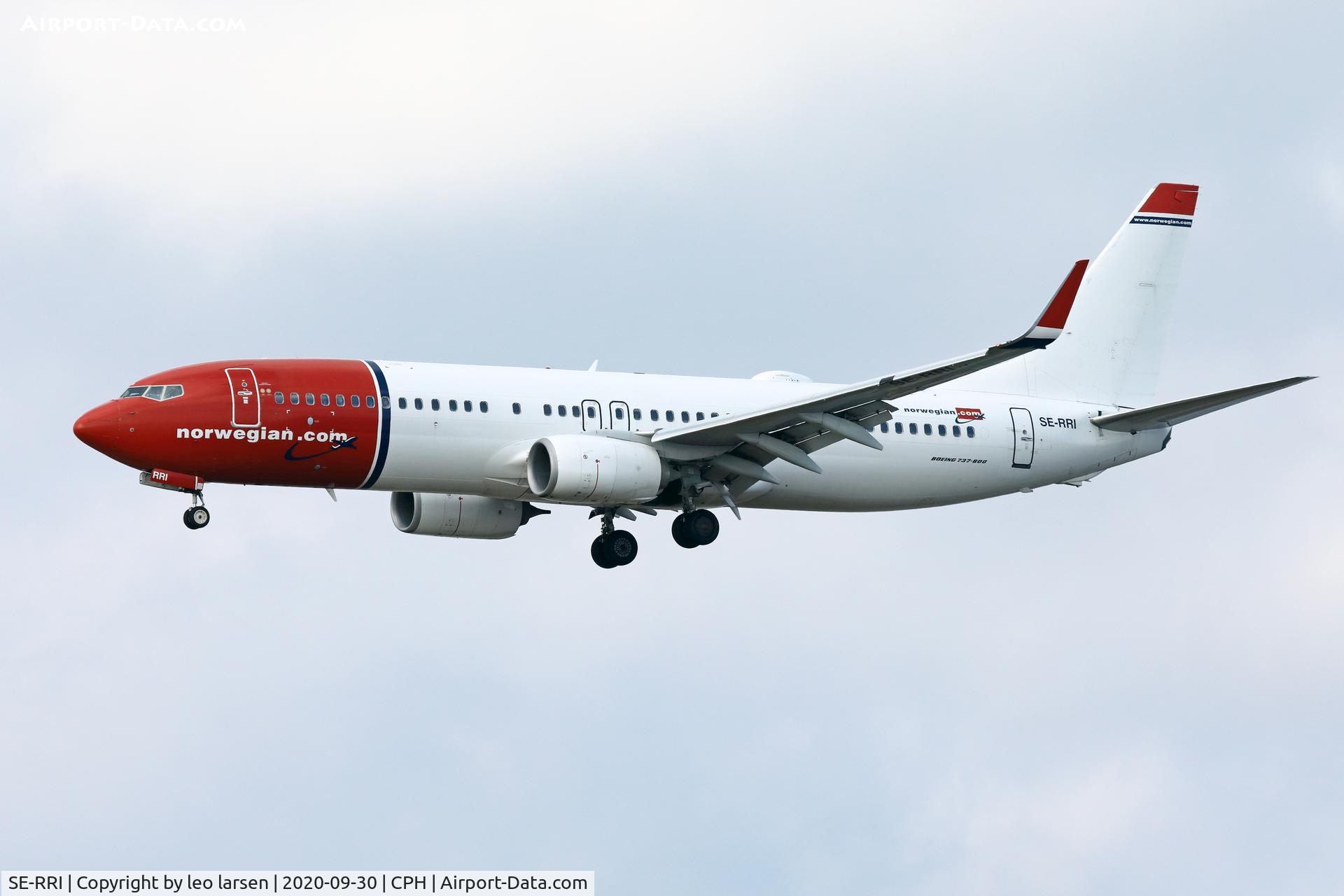 SE-RRI, 2015 Boeing 737-8JP C/N 41136, Copenhagen 30.9.2020
