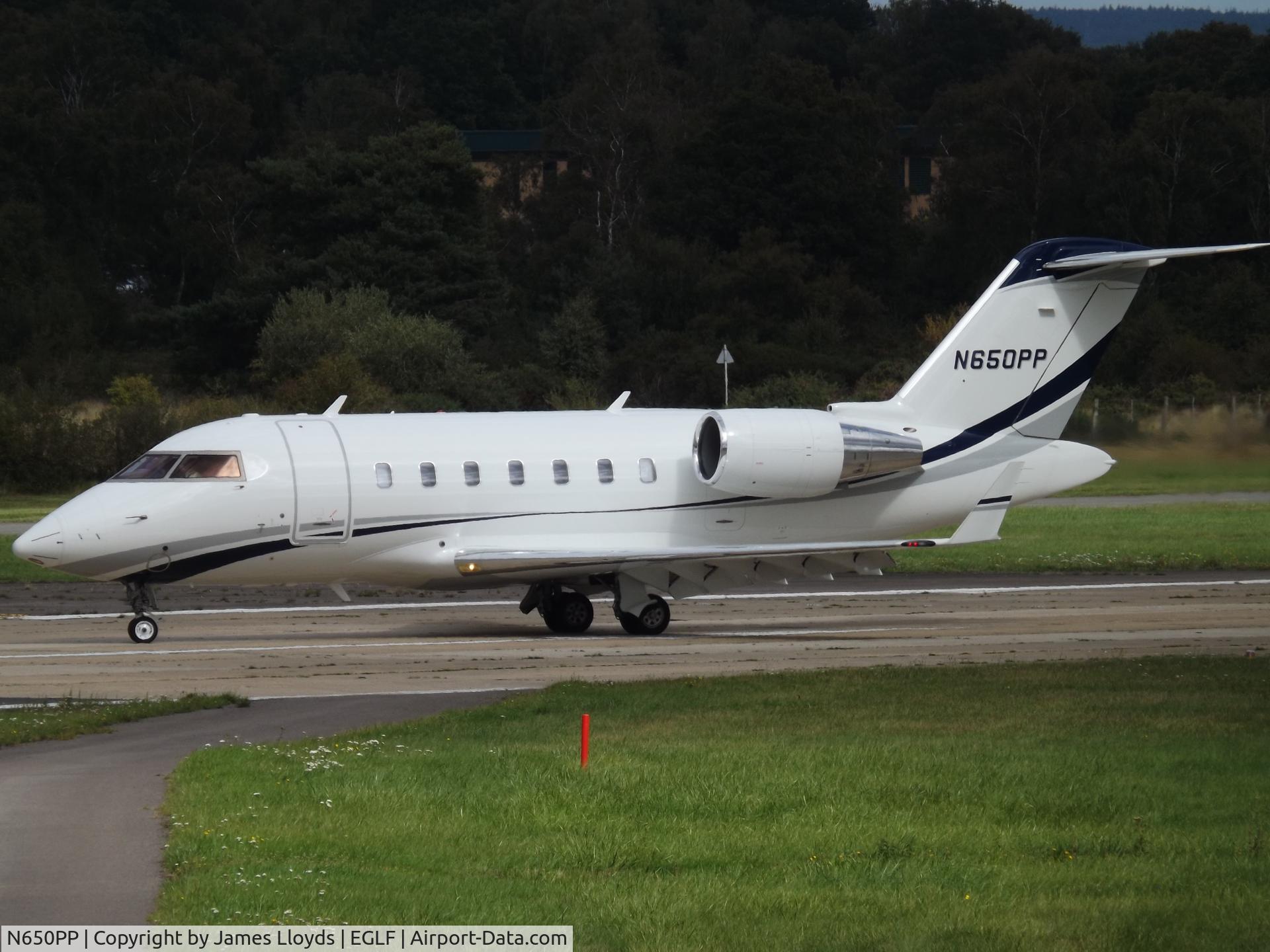 N650PP, 2015 Bombardier Challenger 650 C/N 6051, Arriving at Farnborough Airport from Princess Juliana International Airport.