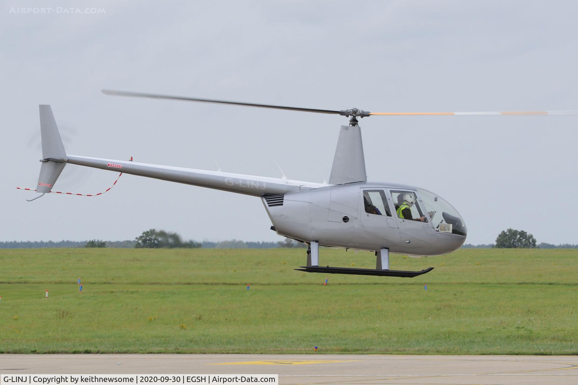 G-LINJ, 2008 Robinson R44 Raven II C/N 12168, Pipeline inspection.