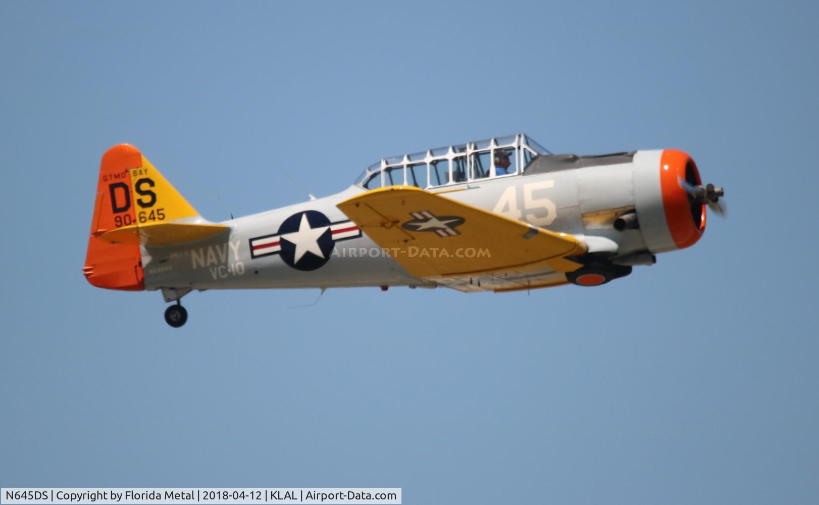 N645DS, 1944 North American SNJ-5 Texan Texan C/N 88-17678, SNF 2018