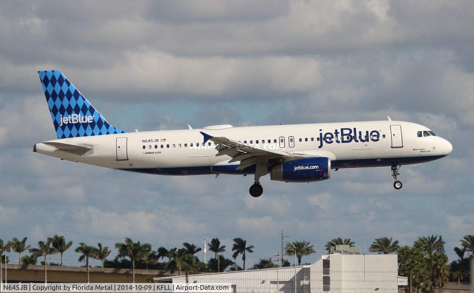 N645JB, 2006 Airbus A320-232 C/N 2900, FLL 2014
