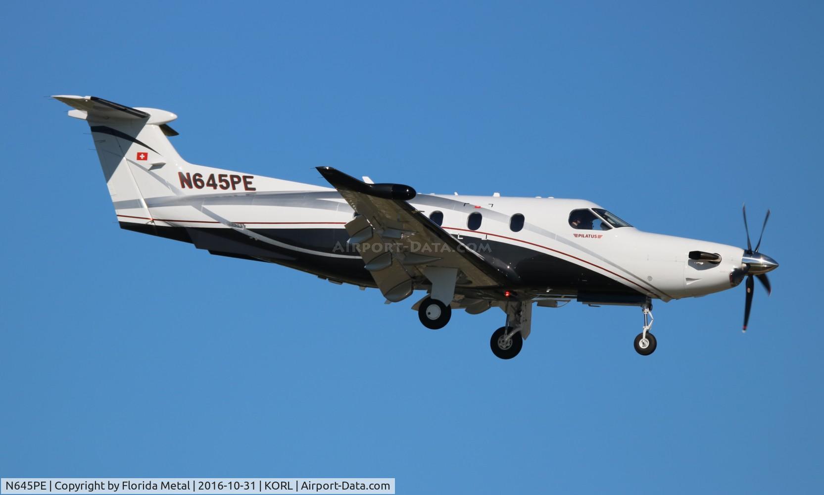 N645PE, 2016 Pilatus PC-12/47E NG C/N 1645, NBAA 2016