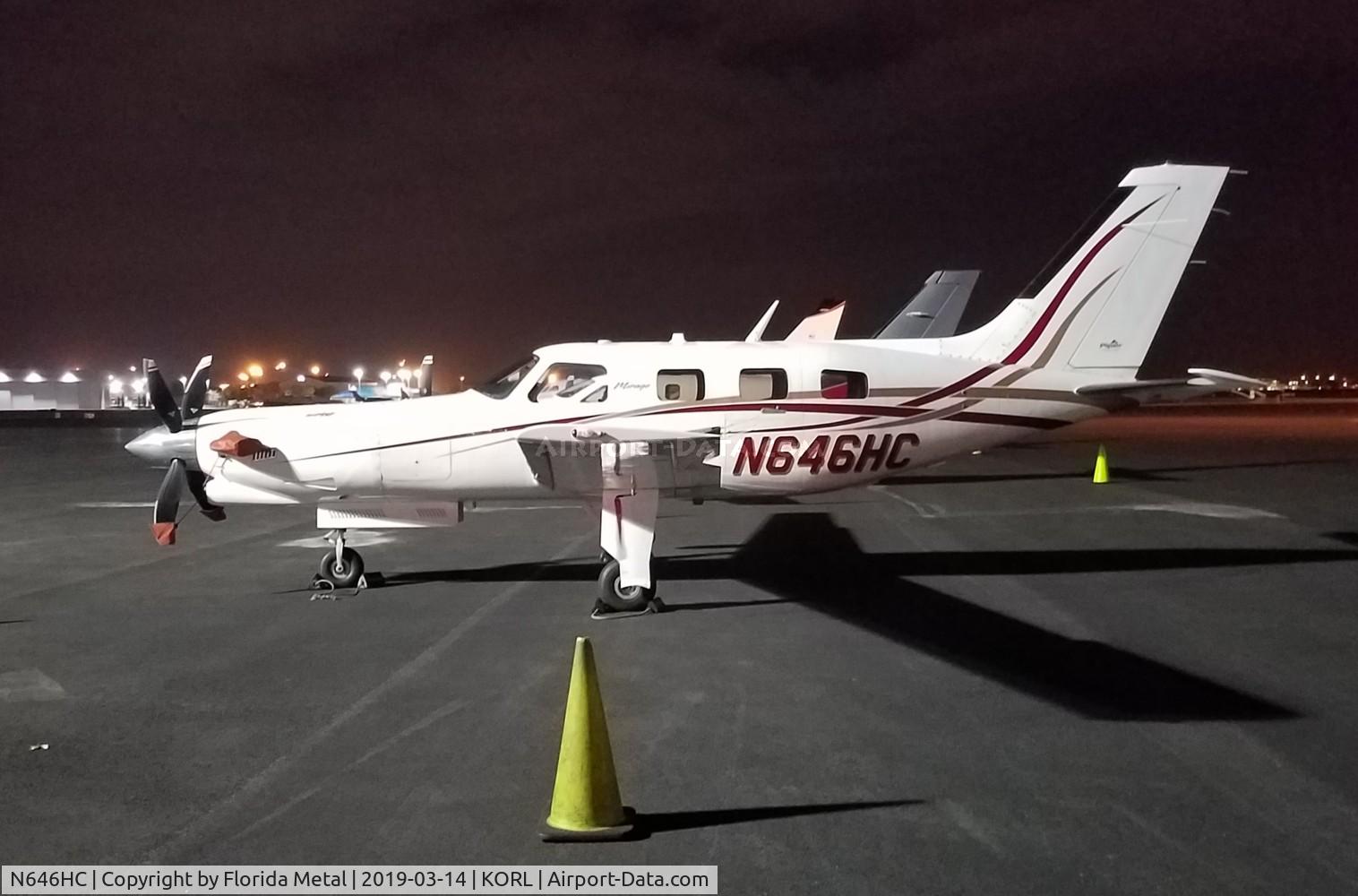 N646HC, 2007 Piper PA-46-350P Malibu Mirage C/N 4636433, ORL 2019