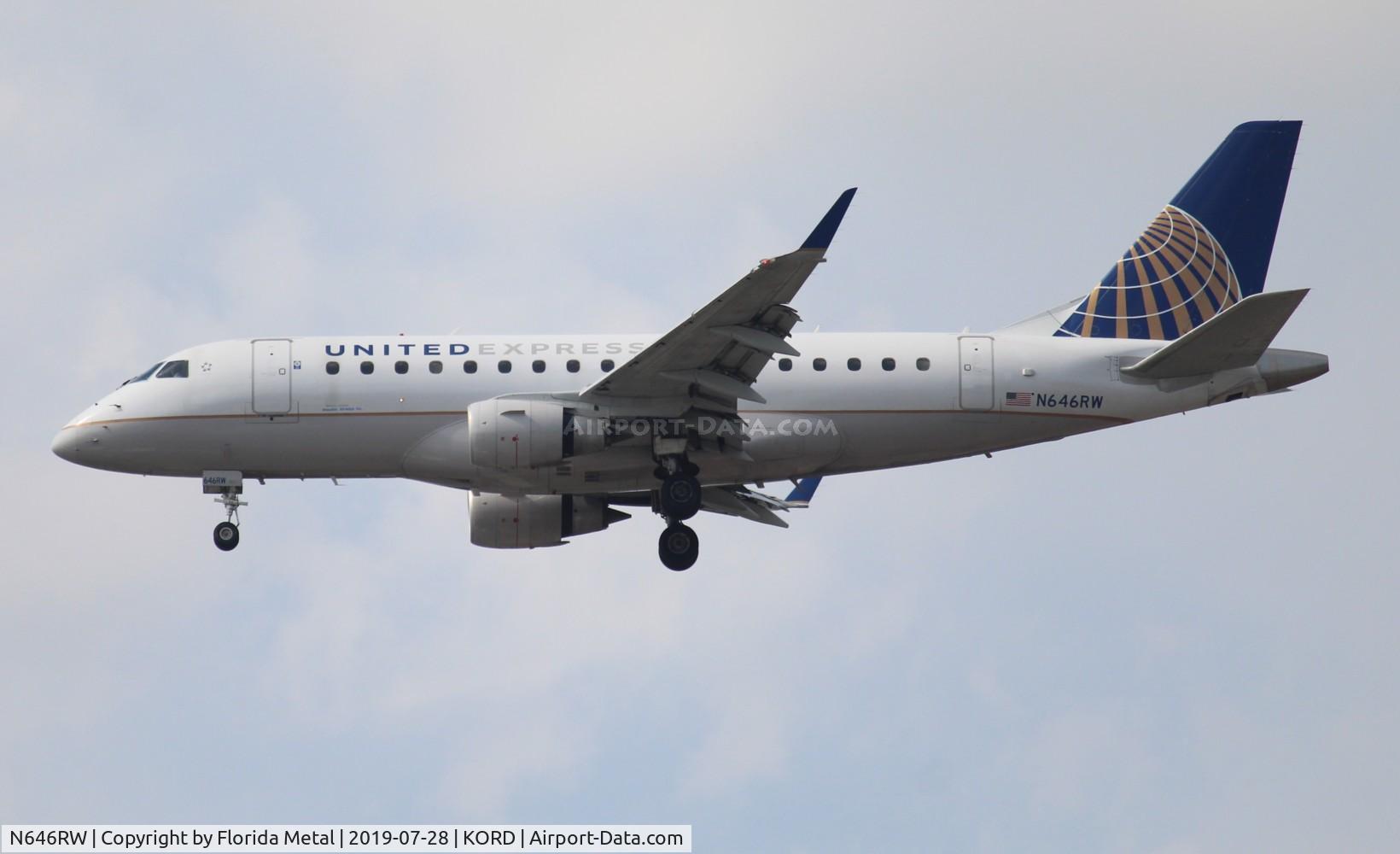 N646RW, 2005 Embraer 170SE (ERJ-170-100SE) C/N 17000066, ORD 2019
