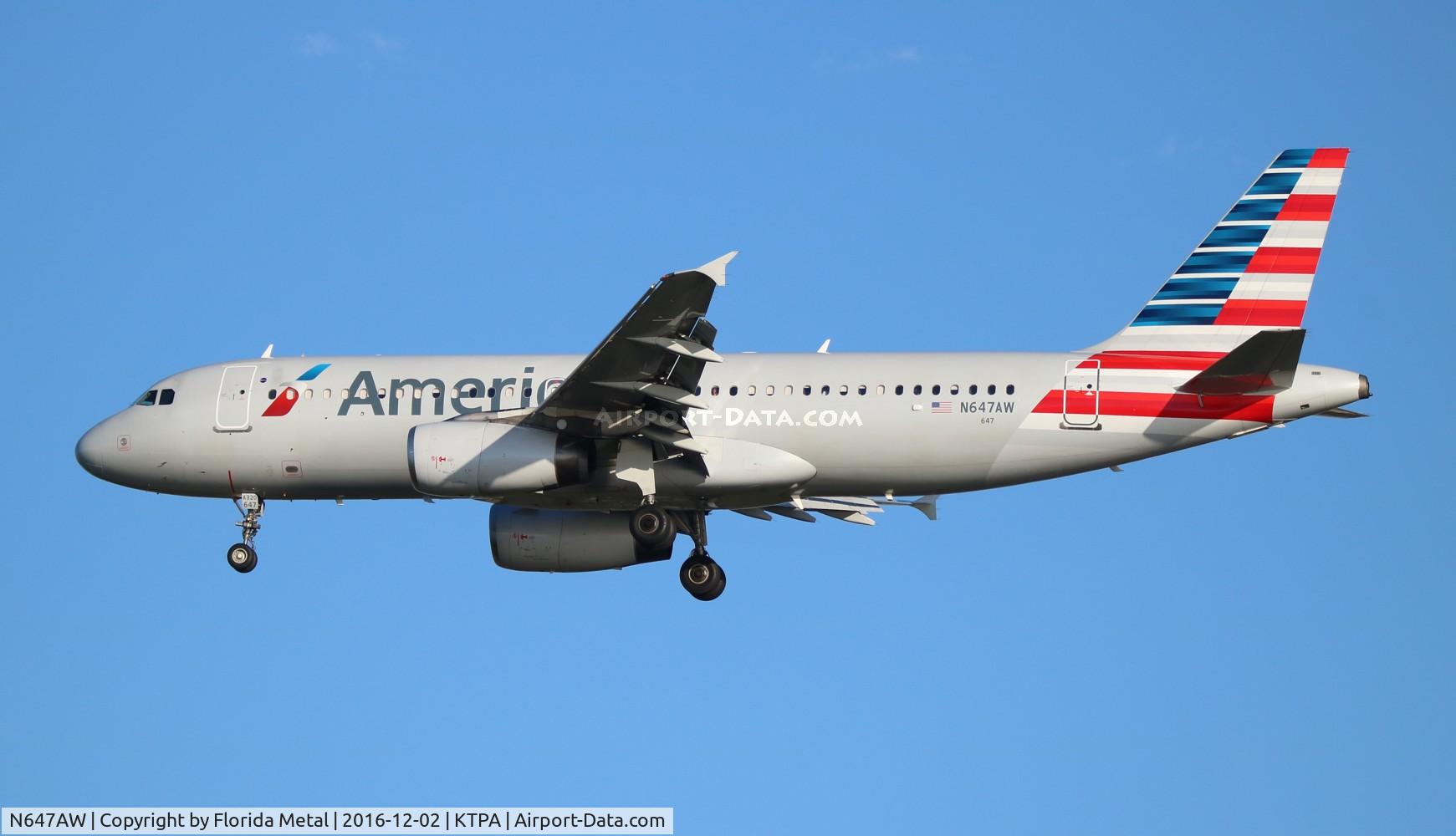 N647AW, 1997 Airbus A320-232 C/N 762, TPA 2016