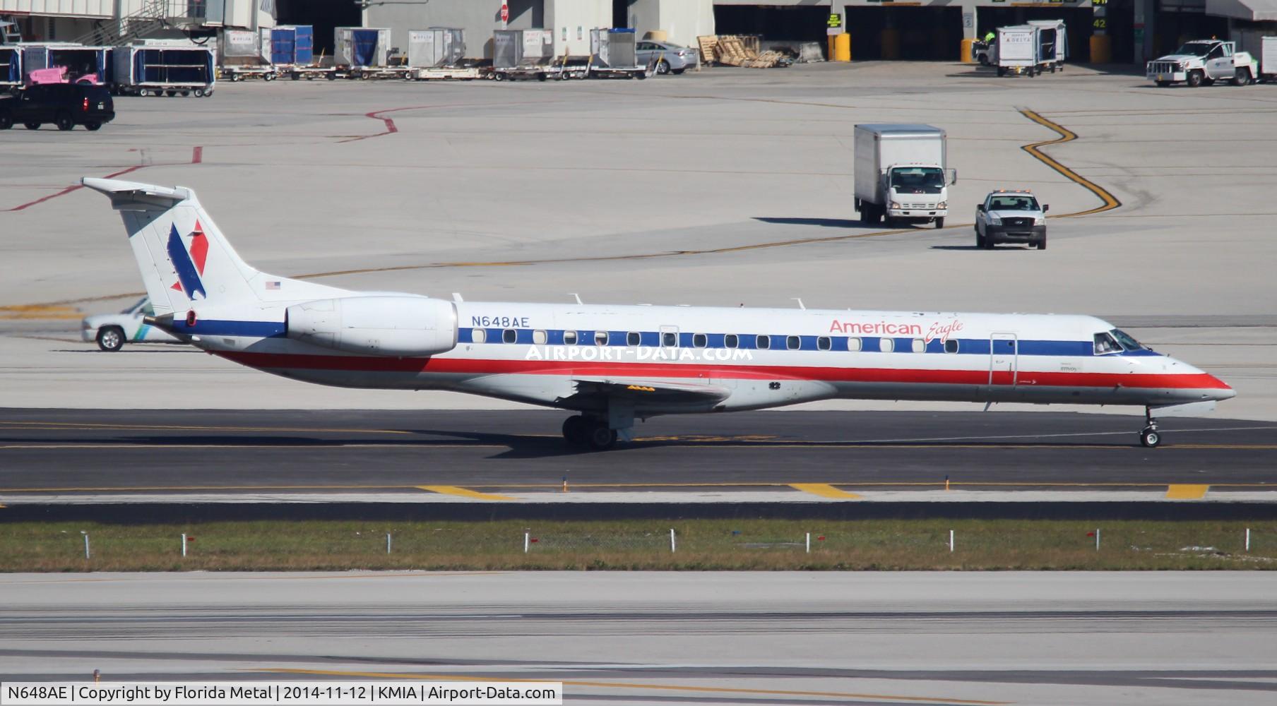 N648AE, 2000 Embraer ERJ-145LR (EMB-145LR) C/N 145225, MIA 2014