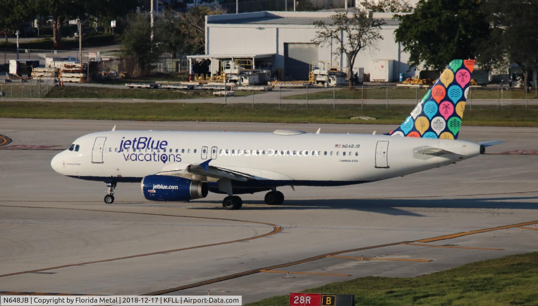 N648JB, 2006 Airbus A320-232 C/N 2970, FLL 2018