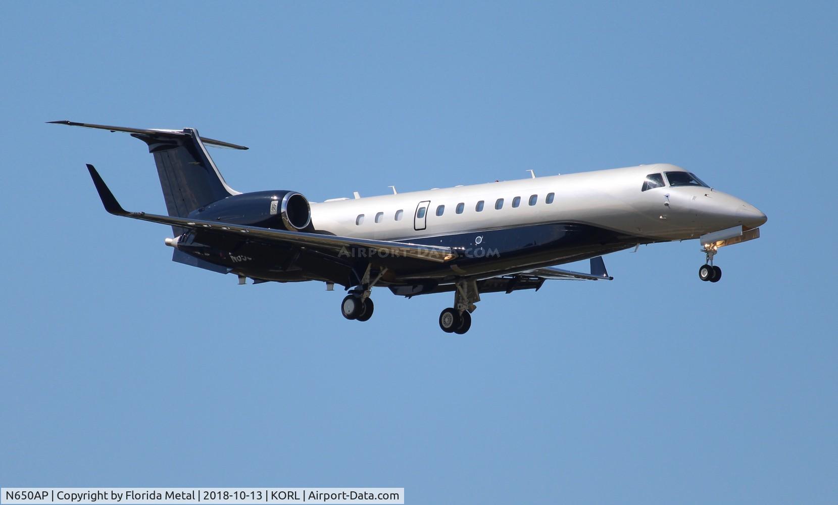 N650AP, 2016 Embraer EMB-135BJ Legacy 650 C/N 14501212, NBAA 2018