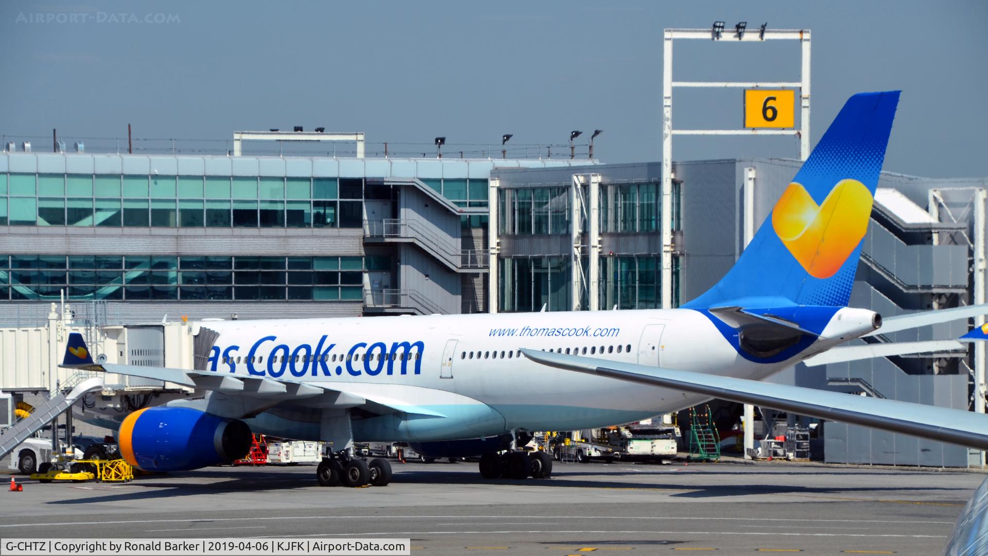 G-CHTZ, 2001 Airbus A330-243 C/N 398, Parked JFK   Thomas Cook