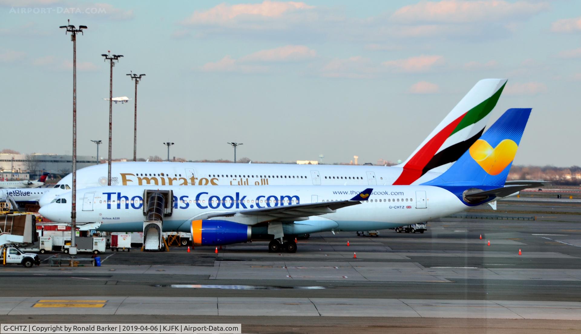 G-CHTZ, 2001 Airbus A330-243 C/N 398, Parked JFK  Thomas Cook