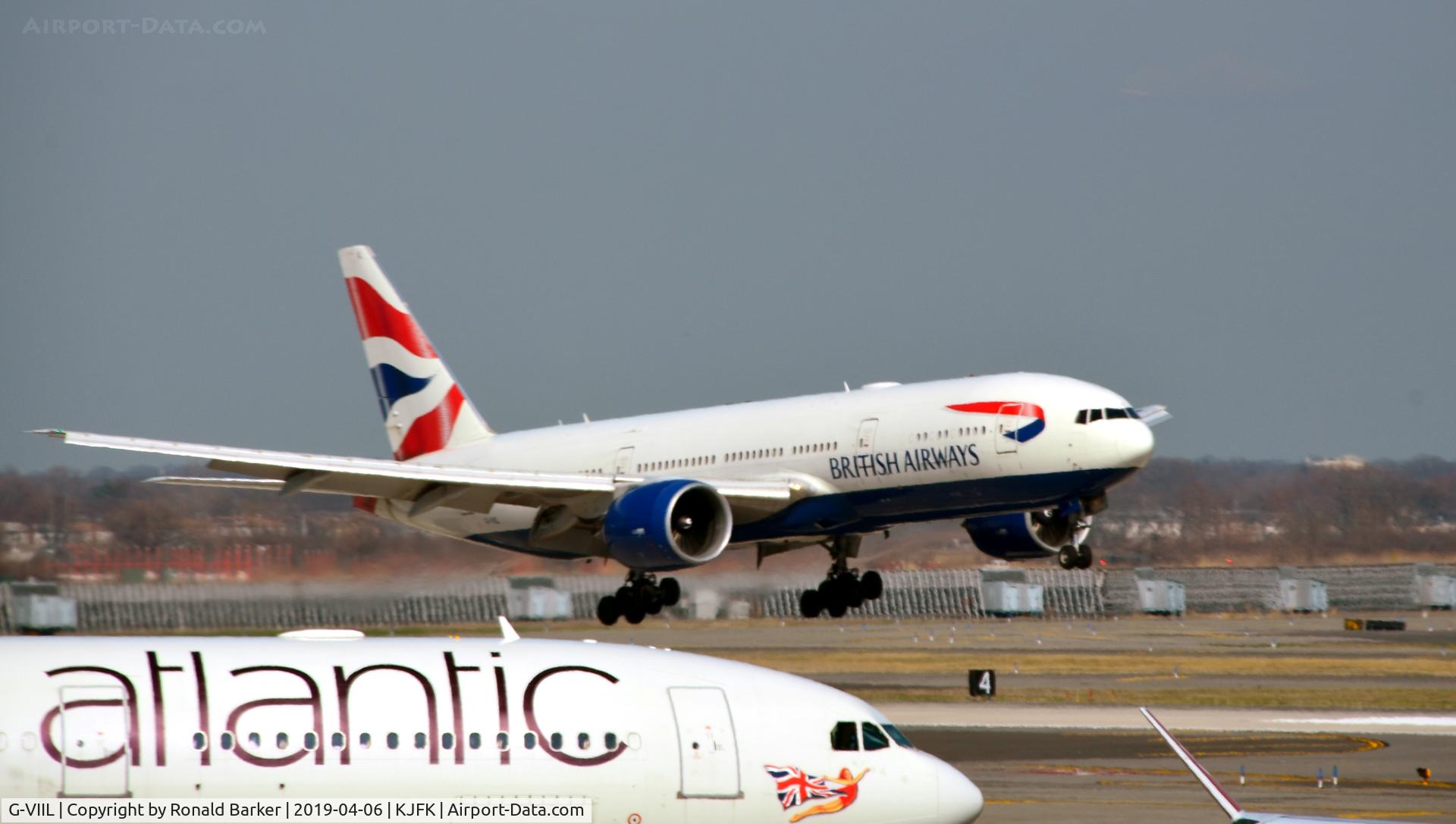 G-VIIL, 1998 Boeing 777-236/ER C/N 27493, Landing JFK